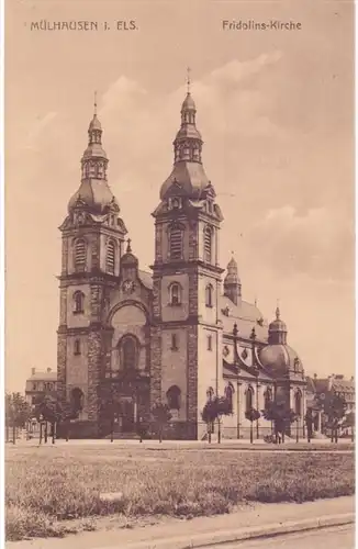 F 68100 MULHOUSE / MÜHLHAUSEN, Fridolins-Kirche