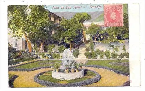 E 38000 TENERIFE, Hotel Pino de Oro, ca. 1905, undivided back