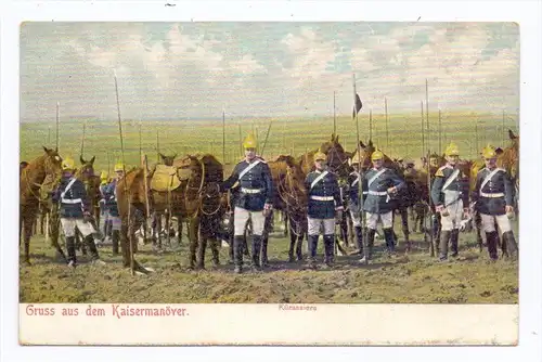 MILITÄR - Kaisermanöver, Ulanen, ca. 1905, ungeteilte Rückseite