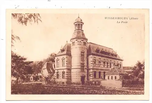 F 67160 WISSEMBOURG / WISSEMBURG, La Poste, 1919