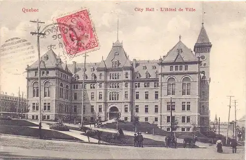 CANADA - QUEBEC Cite, City Hall, 1906