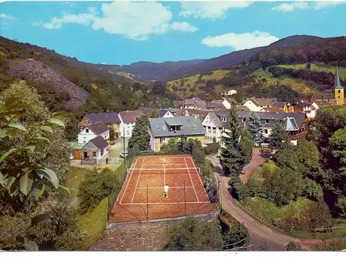 5590 COCHEM - LÜTZ, Hotel Röhrig, Tennisplatz