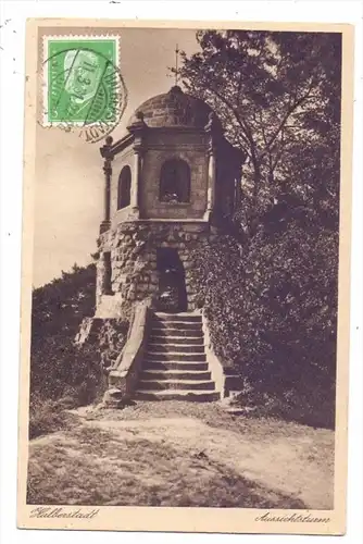 0-3600 HALBERSTADT, Aussichtsturm, 1931