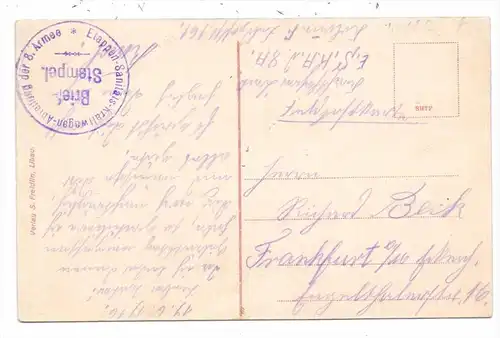 LATVIJA / LETTLAND - LIEPAJA / LIBAU, Mole, 1916, deutsche Feldpost