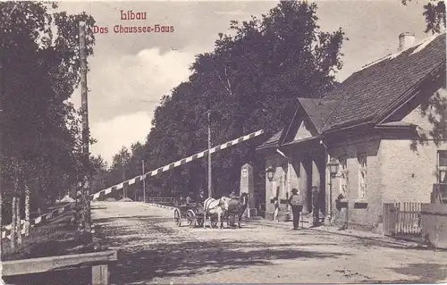 LATVIJA / LETTLAND - LIEPAJA / LIBAU, Chaussee-Haus