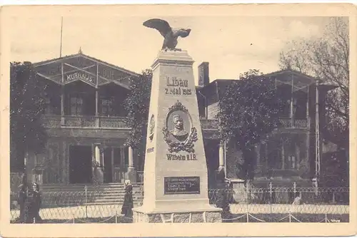 LATVIJA / LETTLAND - LIEPAJA / LIBAU, Denkmal Kaiser Wilhlem II
