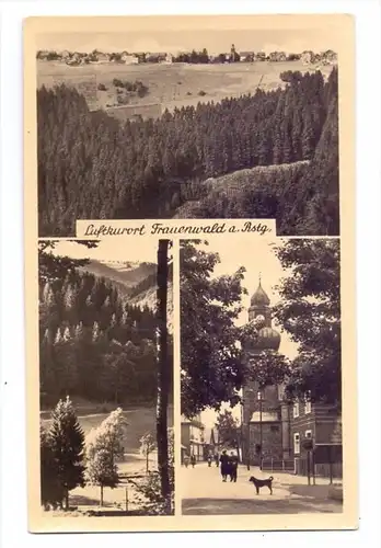 0-6304 FRAUENWALD am Rennsteig, 1955, Mehrbild-AK