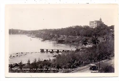 SENEGAL - DAKAR, La corniche et palais du Gouverneur