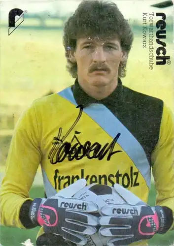 FUSSBALL - VIKTORIA ASCHAFFENBURG - KURT KOWARZ - Autogramm, Reusch-Karte