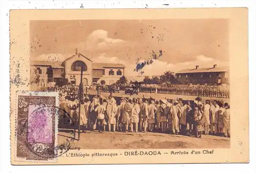 ETHOPIA / ÄTHOPIEN - DIRE DAWA / DIRE-DAOUA, Arrive d´un Chef, 1935