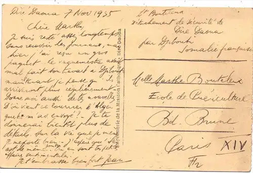 ETHOPIA / ÄTHOPIEN - DIRE DAWA / DIRE-DAOUA, Arrive d´un Chef, 1935