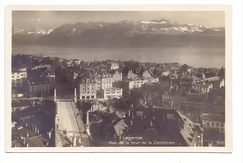CH 1000 LAUSANNE VD, Vue de la tour de la Cathedrale