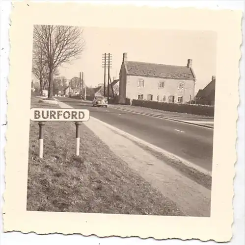 UK - ENGLAND - OXFORDSHIRE - BURFORD, 18 Photos 7 x 7 cm, 50er Jahre incl. Negative