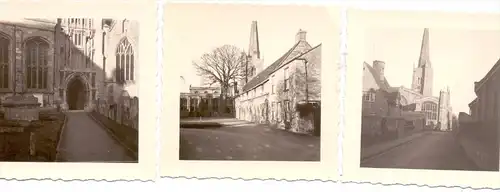 UK - ENGLAND - OXFORDSHIRE - BURFORD, 18 Photos 7 x 7 cm, 50er Jahre incl. Negative