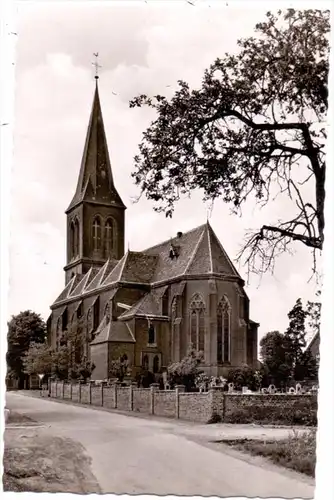 4722 ENNIGERLOH - WESTKIRCHEN, Kirche, 1962, rücks. Papiermängel