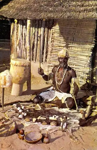 RHODESIA / SIMBABWE, African Witch Doctor