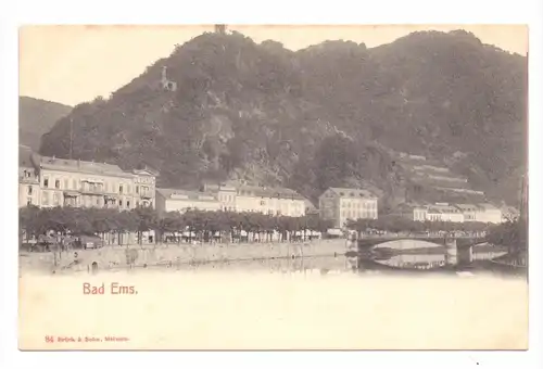 5427 BAD EMS, Panorama, ca. 1905