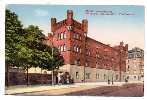 6500 MAINZ, Neutorkaserne, franz. Besatzung, 1925