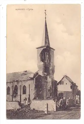 MILITÄR - 1.Weltkrieg, Bonnines l'Eglise