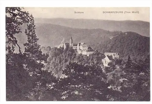 0-6825 SCHWARZBURG, Schloss und Umgebung