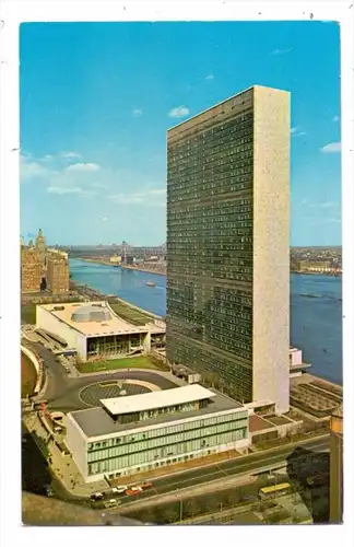 UNO NEW YORK - Michel 130, AK-Einzelfrankatur nach Deutschlad, 1967