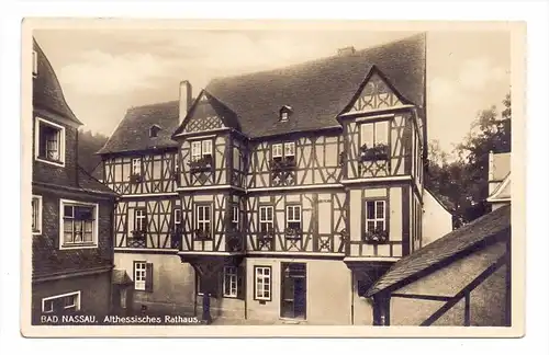 5408 NASSAU, Althessisches Rathaus, 1930