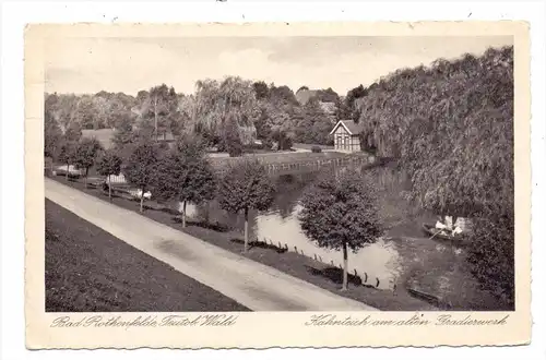 4502 BAD ROTHENFELDE, Kahnteich am alten Gradierwerk, 1938