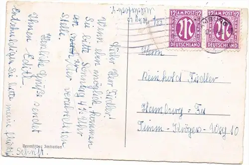 4300 ESSEN - HUTTROP, Huyssenstift Krankenhaus, 1946