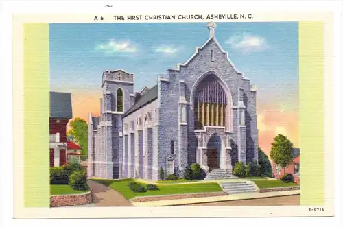 USA - NORTH CAROLINA - ASHEVILLE, First Christian Church