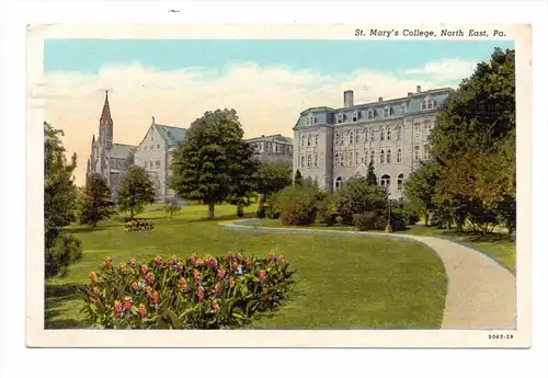 USA - PENNSYLVANIA - North East pennsylvania, St. Mary's College, 1948