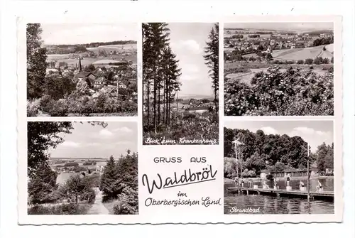 5220 WALDBRÖL, Mehrbild-AK, 1964