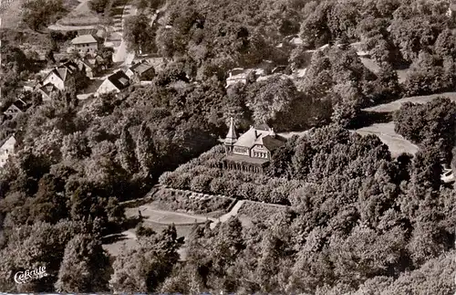 4350 RECKLINGHAUSEN, Parkhaus im Stadtgarten, Luftaufnahme, 1959, kl. Druckstelle