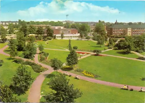 5160 DÜREN, Stadthalle, Stadtgarten