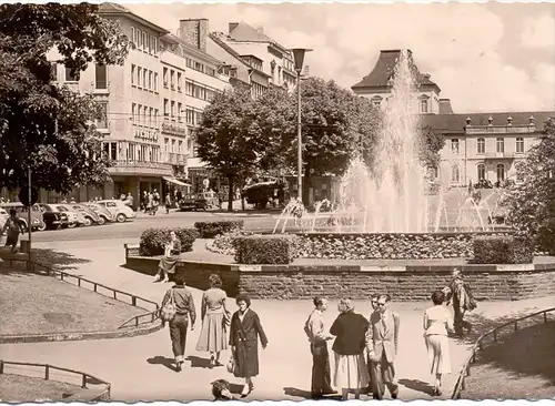 5300 BONN, Kaiserplatz, Weg zur Unterführung, 1958