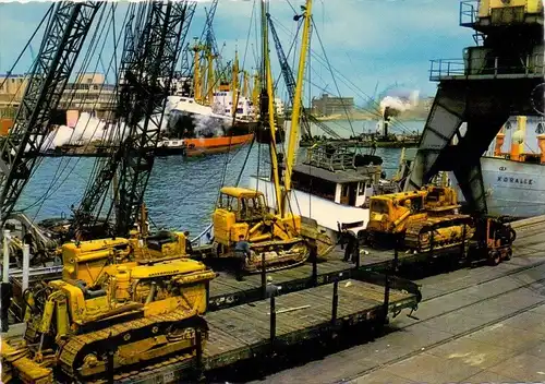 TECHNIK - CATERPILLAR RAUPEN, Rotterdam Hafen