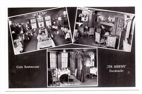 NL - ZUID HOLLAND - DORDRECHT, Cafe-Restaurant "TER MERWE"