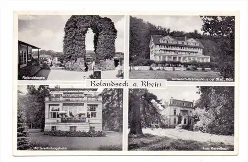 5480 REMAGEN - ROLANDSECK, Haus Kesselbach, Müttererholungsheim, Ausweich-Krankenhaus der Stadt Köln.., 1954