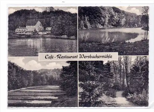 5653 LEICHLINGEN - WITZHELDEN, Cafe Restaurant Wersbachermühle