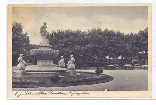 5090 LEVERKUSEN - WIESDORF, IG Farben, Kasinogarten, Brunnen, 1937, l. fleckig