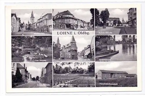 2842 LOHNE, Mehrbild-AK, 1955