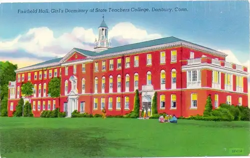 USA - CONNECTICUT - DANBURY, Fairfield Hall, Girl's Dormitory of State Teachers College
