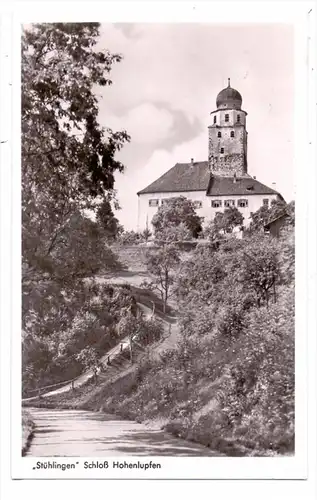 7894 STÜHLINGEN, Schloß Hohenlupfen, Landpoststempel Bettmaringen, 1960