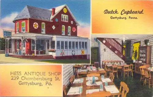 USA - PENNSYLVANIA - GETTYSBURG, Dutch Cupboard, Tea House