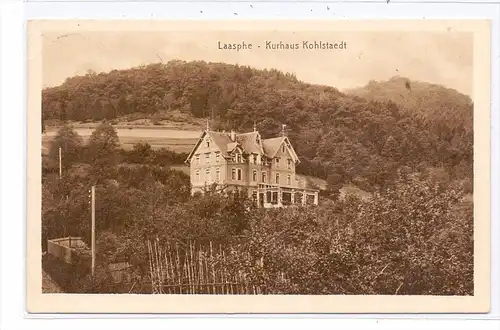 5928 BAD LAASPHE, Kurhaus Kohlstaedt, 1929