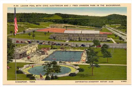 USA - TENNESSEE - KINGSPORT, Legion Pool & Civic Auditorium