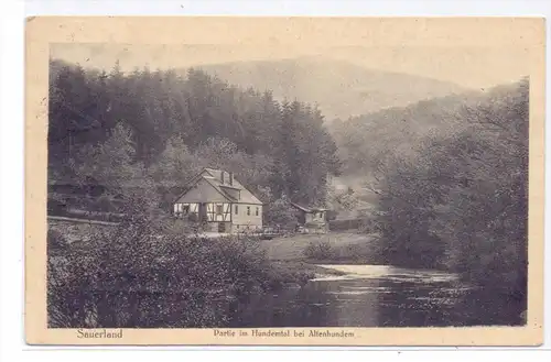 5940 LENNESTADT - ALTENHUNDEM, Hundental, 1921