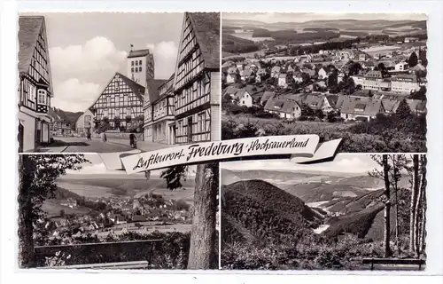 5948 SCHMALLENBERG - FREDEBURG, Mehrbild-AK