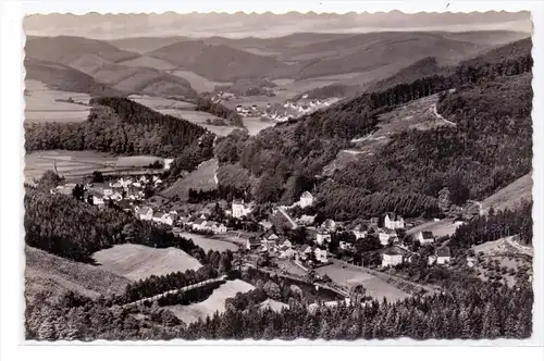 5940 LENNESTADT - BILSTEIN, Blick über den Ort, 1954