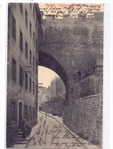 0-8250 MEISSEN, Hohlweg und Saltobrücke, 1910