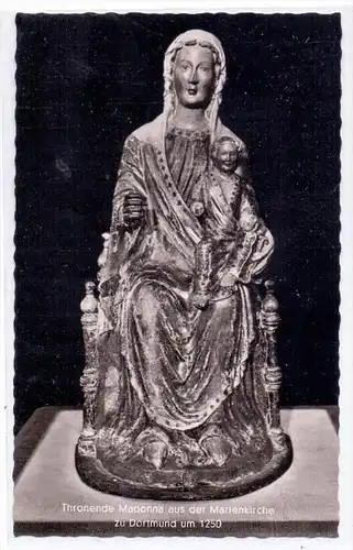 4600 DORTMUND, Marienkirche, Madonna, 1958